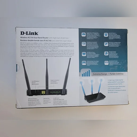 Wireless AC750 Dual Band Router - DIR-819 - Picture 5 of 11